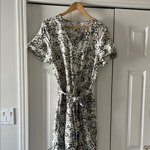 Part Two Linen Patterned Jumpsuit S